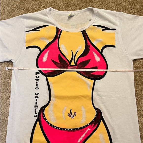 Graphic Short Sleeve Tee - White and Pink - Picture 4 of 6